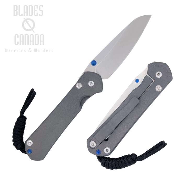 Chris Reeve Small Sebenza 31 Insigo Framelock Folding Knife, Left Handed, MagnaCut, Titanium Sandblasted, S31-1009